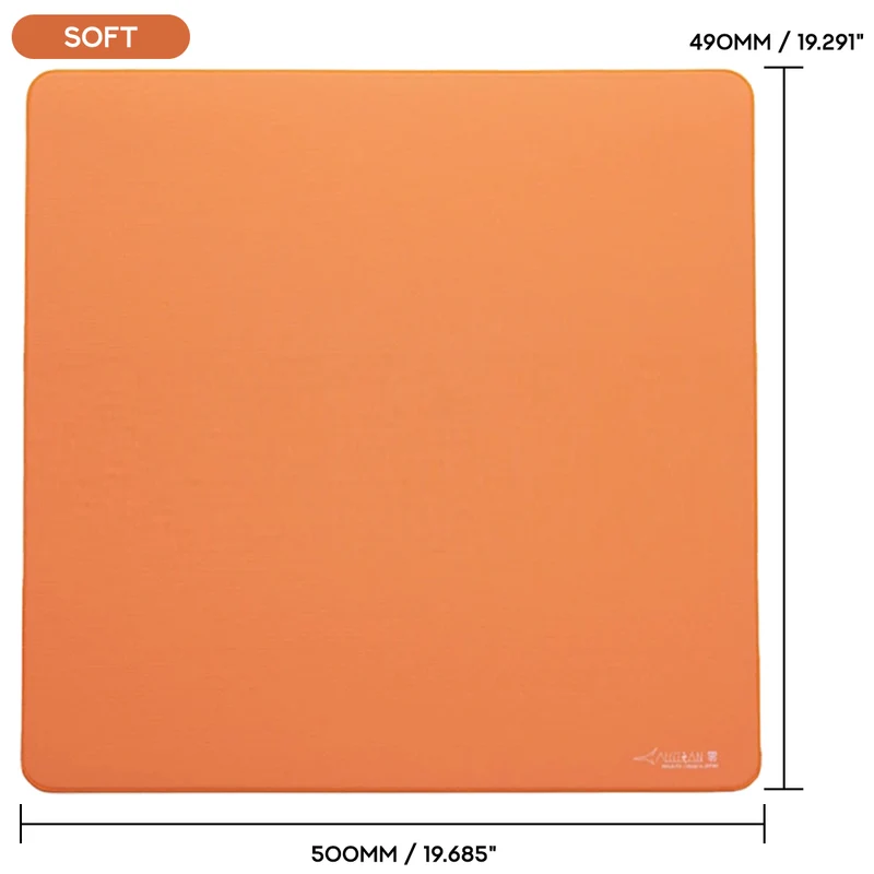 Artisan Ninja FX Zero Gaming Mousepad - Daidai Orange (XSOFT, SOFT, MID) (L, XL, XXL)