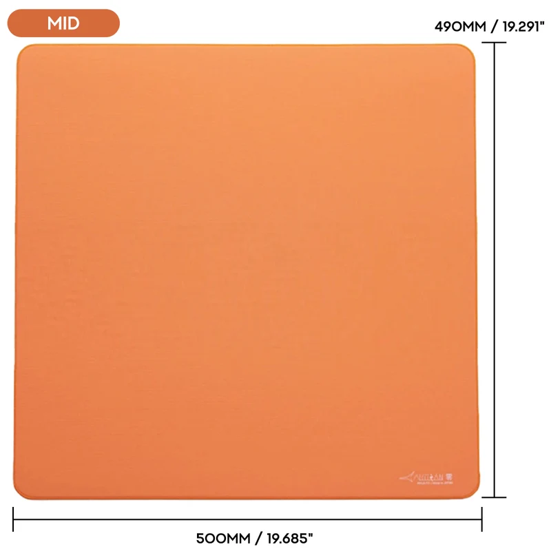Artisan Ninja FX Zero Gaming Mousepad - Daidai Orange (XSOFT, SOFT, MID) (L, XL, XXL)