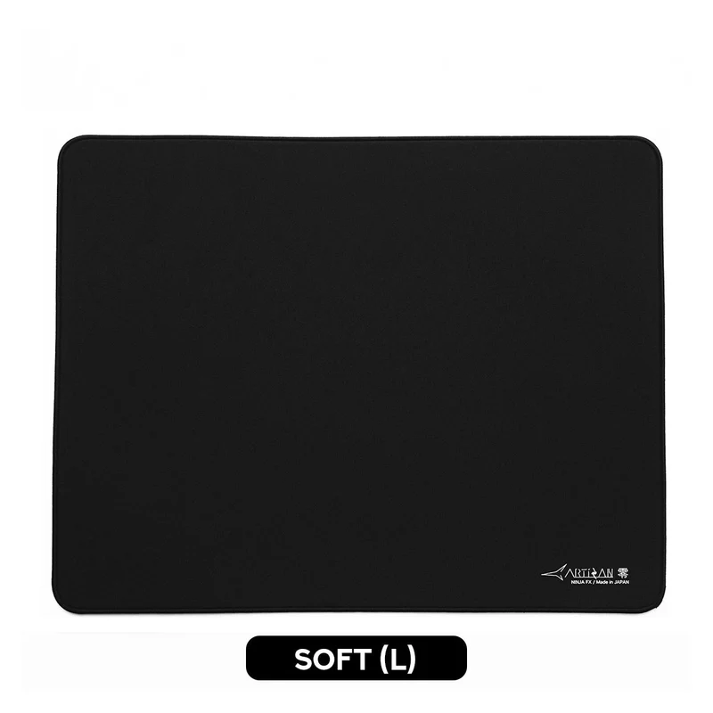 Artisan Zero Classic Gaming Mousepad - Black (XSOFT, SOFT, MID) (L, XL)
