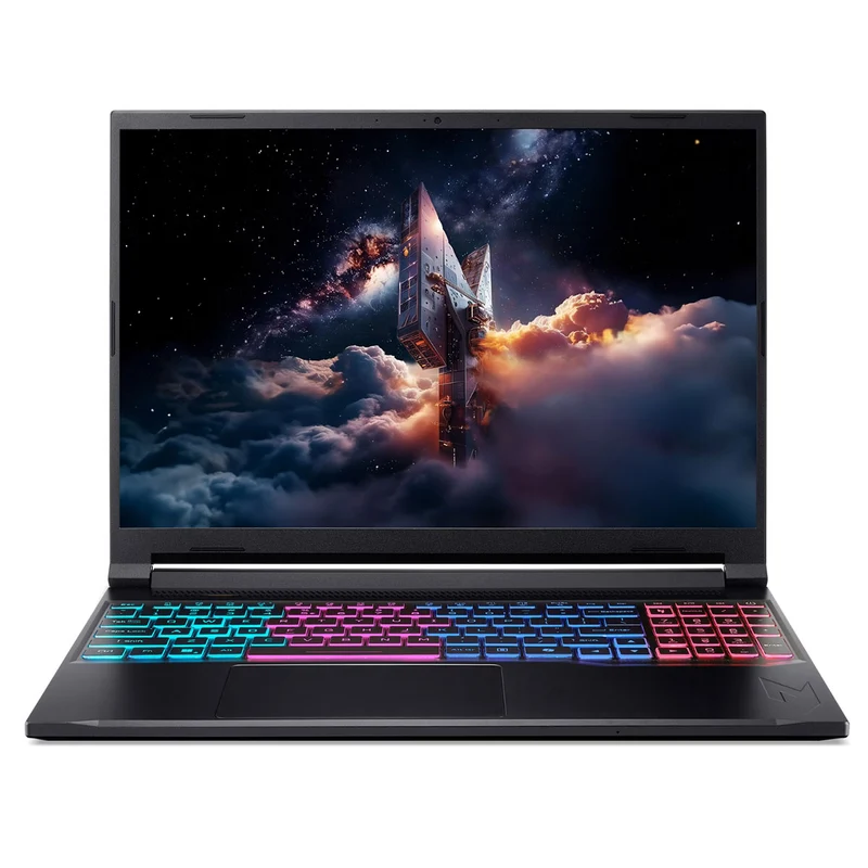 Acer Nitro V 16S AI ANV16S-41-R6TM Gaming Laptop (Obsidian Black) | 16" WQXGA (2560x1600) | 180Hz IPS | Ryzen 5 240 | 16GB RAM | 512GB SSD | RTX 5050 | Windows 11 Home | Acer VX15 Backpack