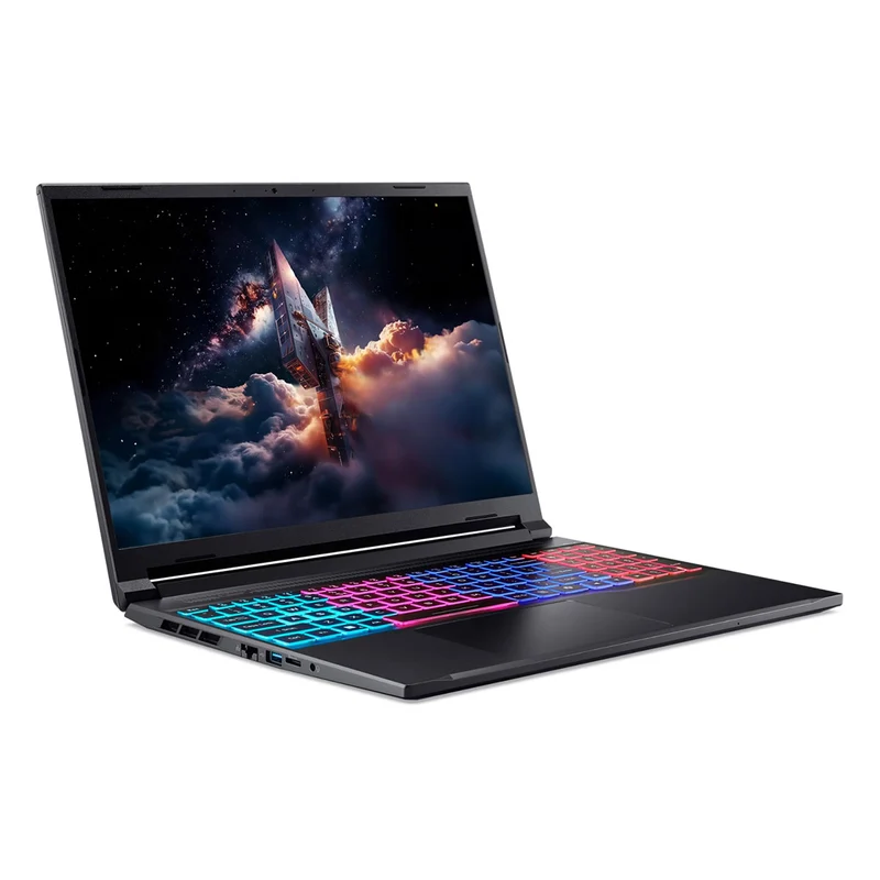 Acer Nitro V 16S AI ANV16S-41-R6TM Gaming Laptop (Obsidian Black) | 16" WQXGA (2560x1600) | 180Hz IPS | Ryzen 5 240 | 16GB RAM | 512GB SSD | RTX 5050 | Windows 11 Home | Acer VX15 Backpack