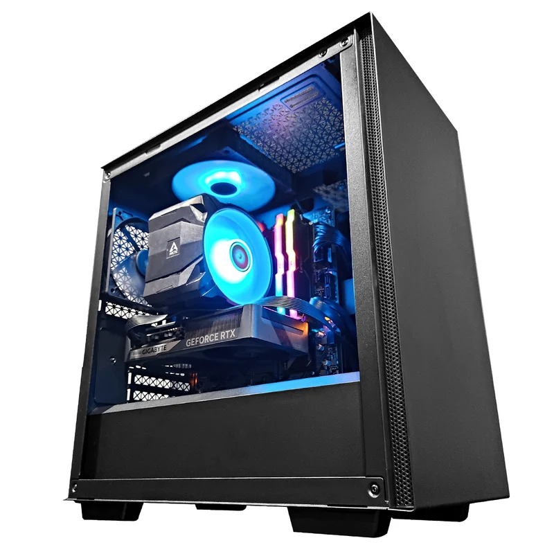 Aurora Macube 110 Black Desktop Gaming PC | Intel i5 13600KF | 32GB RAM | 1TB SSD | RTX 5060 TI | Windows 11 Pro