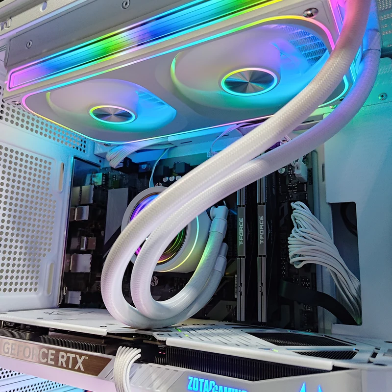 Aurora D41 White Desktop Gaming PC | AMD Ryzen 7 8700F | 32GB RAM | 1TB SSD | RTX 5070 | Windows 11 Pro