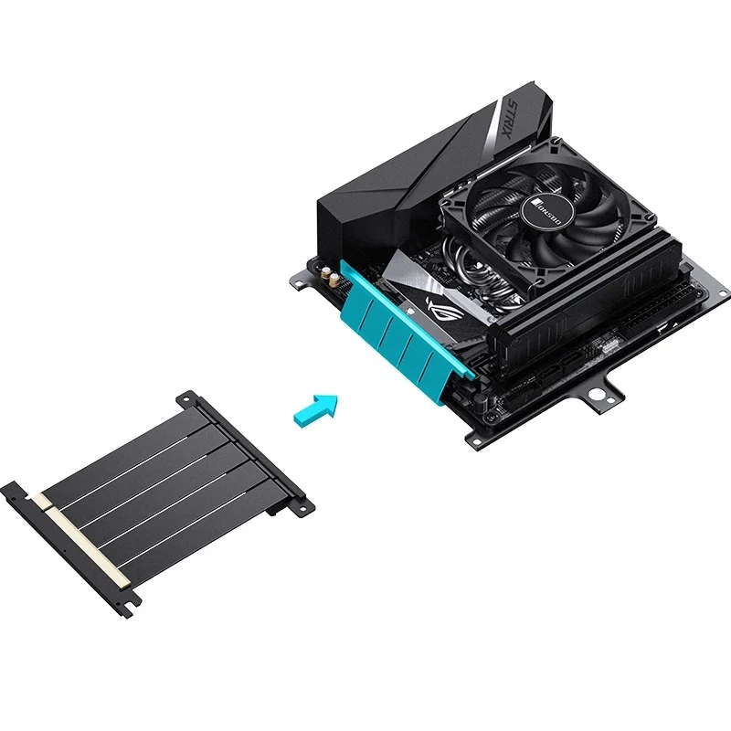 Jonsbo NV10 ITX Mini Computer Case (Black, Silver)
