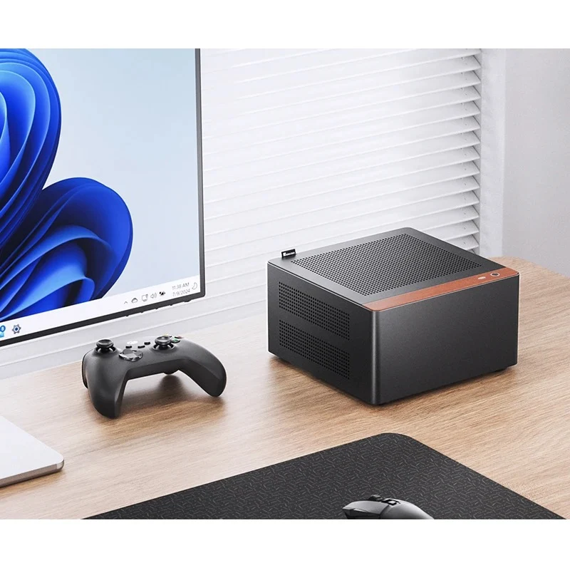 Jonsbo NV10 ITX Mini Computer Case (Black, Silver)