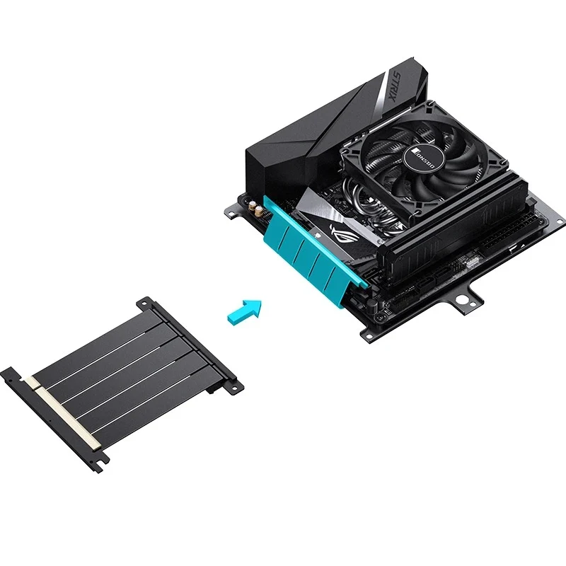 Jonsbo NV10 ITX Mini Computer Case (Black, Silver)