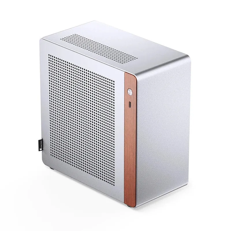 Jonsbo NV10 ITX Mini Computer Case (Black, Silver)