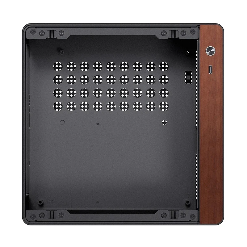 Jonsbo N10 ITX Mini Computer Case (Black, Silver)