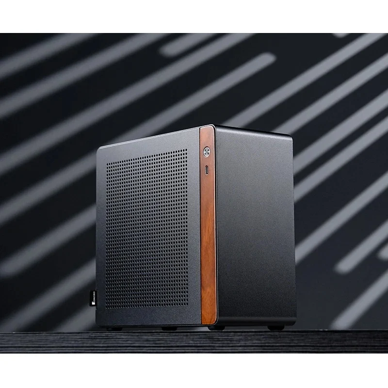 Jonsbo N10 ITX Mini Computer Case (Black, Silver)