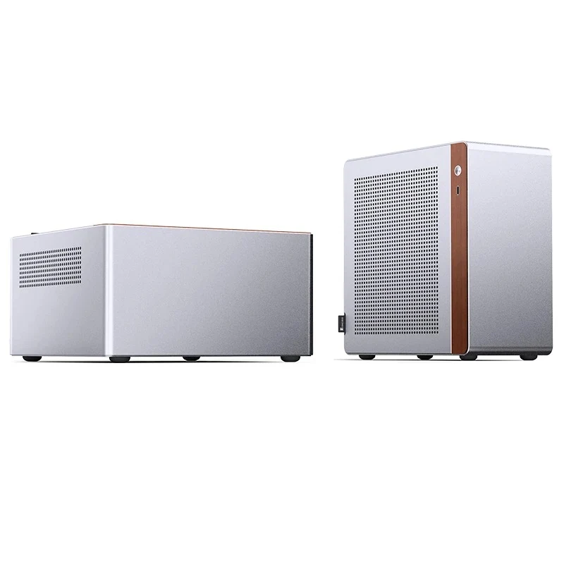 Jonsbo N10 ITX Mini Computer Case (Black, Silver)