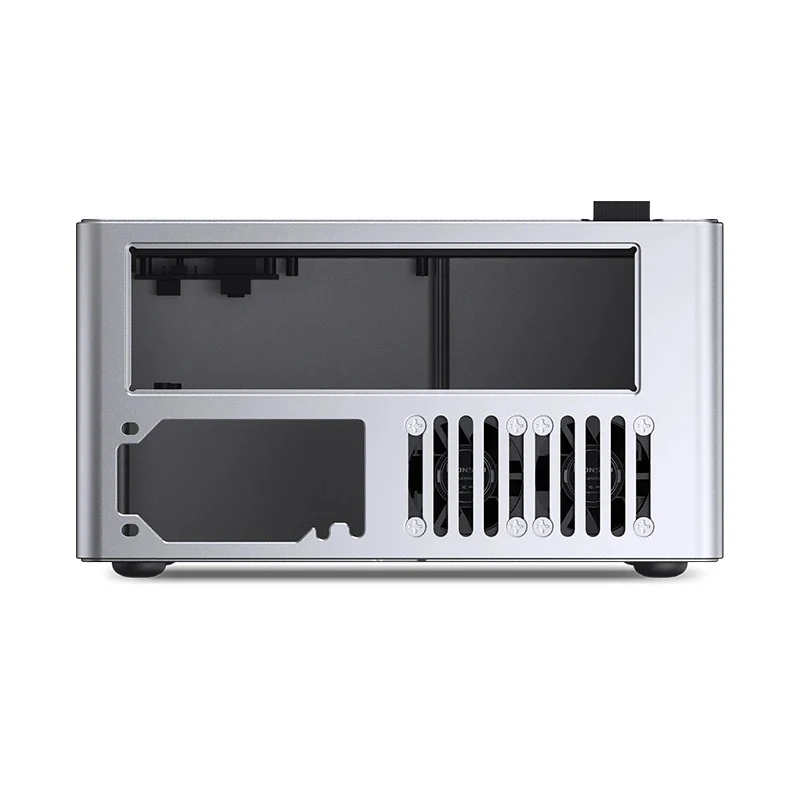 Jonsbo N10 ITX Mini Computer Case (Black, Silver)