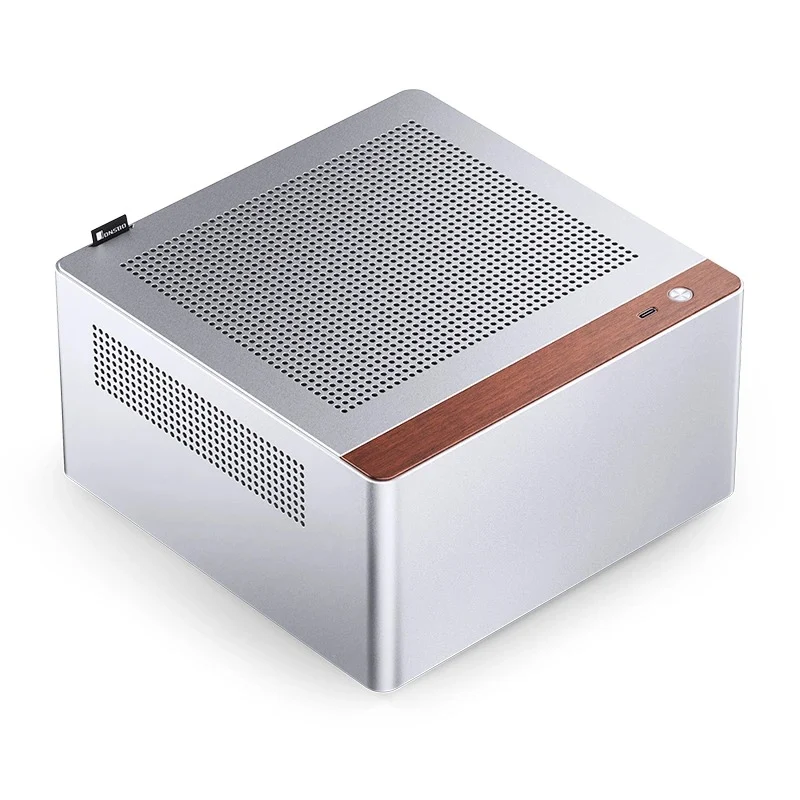 Jonsbo N10 ITX Mini Computer Case (Black, Silver)