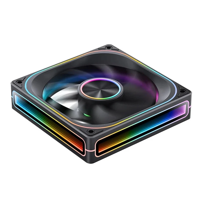 Jonsbo ZA-120 120mm ARGB Infinity Mirror Series Fan (Black, White) (ZA-120B, ZA-120W)