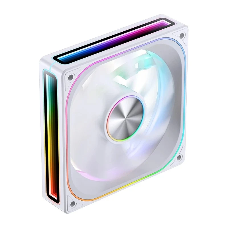 Jonsbo ZA-120 120mm ARGB Infinity Mirror Series Fan (Black, White) (ZA-120B, ZA-120W)