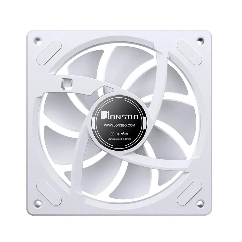 Jonsbo ZA-120 120mm ARGB Infinity Mirror Series Fan (Black, White) (ZA-120B, ZA-120W)