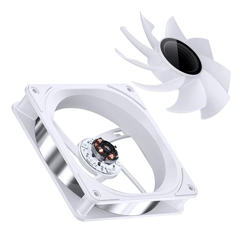 Jonsbo FR-606WR 25mm ARGB Infinity Mirror Series Fan (White)