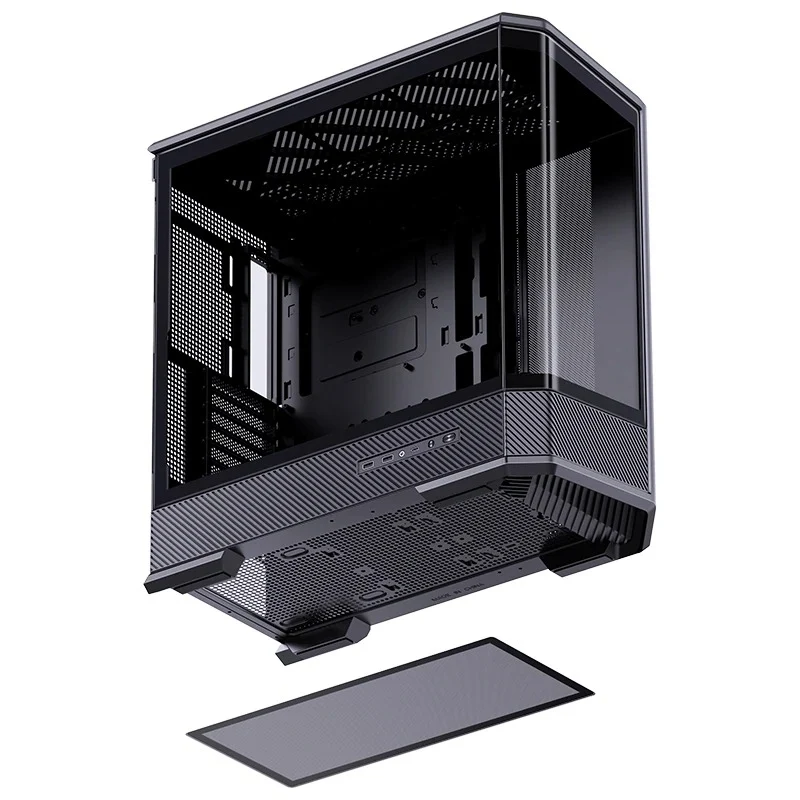 Jonsbo D400 ATX Computer Case (Black, White)