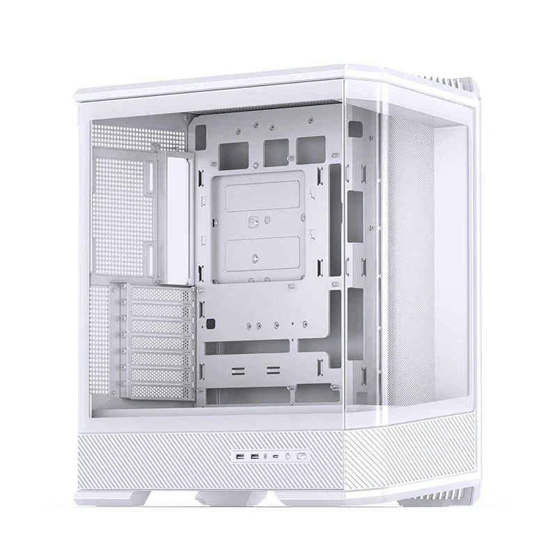 Jonsbo D400 ATX Computer Case (Black, White)