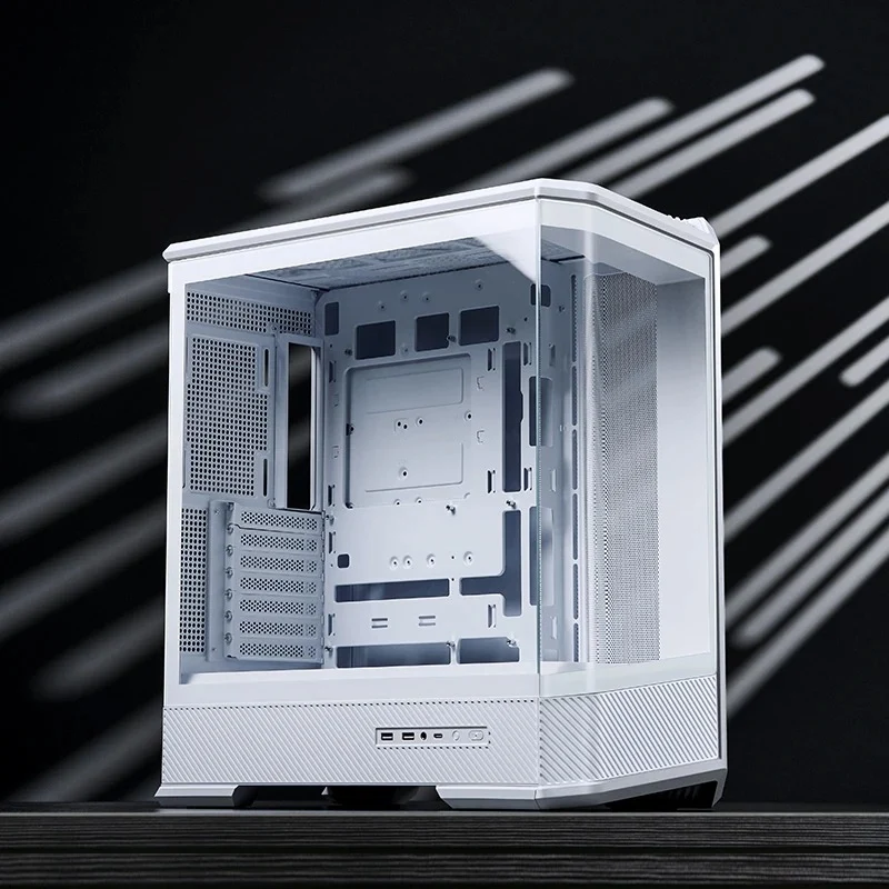 Jonsbo D400 ATX Computer Case (Black, White)