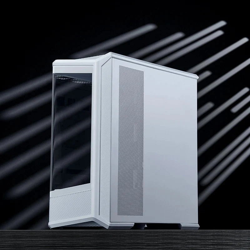 Jonsbo D400 ATX Computer Case (Black, White)