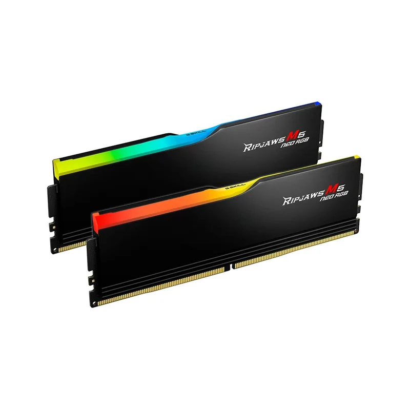 G.Skill Ripjaws M5 Neo RGB 32GB (2x16GB) DDR5 6000 MT/s CL30-38-38-96 1.35V AMD EXPO Desktop Memory (Matte Black) (F5-6000J3038F16GX2-RM5NRK)