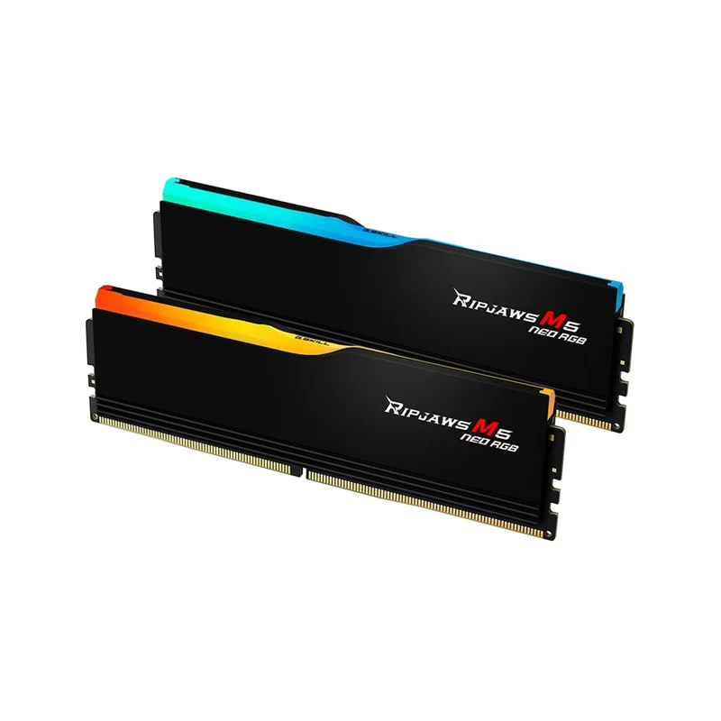 G.Skill Ripjaws M5 Neo RGB 32GB (2x16GB) DDR5 6000 MT/s CL30-38-38-96 1.35V AMD EXPO Desktop Memory (Matte Black) (F5-6000J3038F16GX2-RM5NRK)