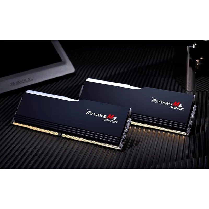 G.Skill Ripjaws M5 Neo RGB 32GB (2x16GB) DDR5 6000 MT/s CL30-38-38-96 1.35V AMD EXPO Desktop Memory (Matte Black) (F5-6000J3038F16GX2-RM5NRK)