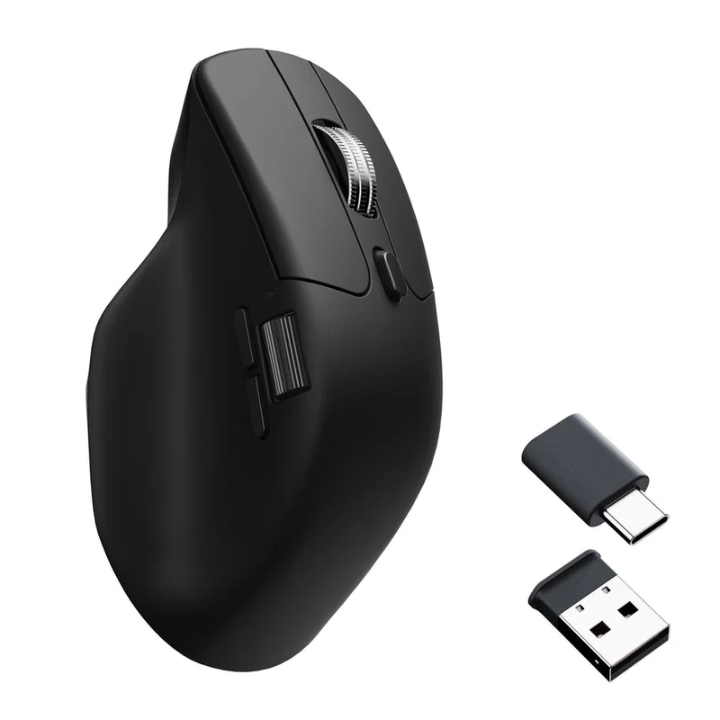 Keychron M6 Pixart 3311 1K Polling Rate Wireless Mouse (Black, White) (M6S-A71, M6S-B71)
