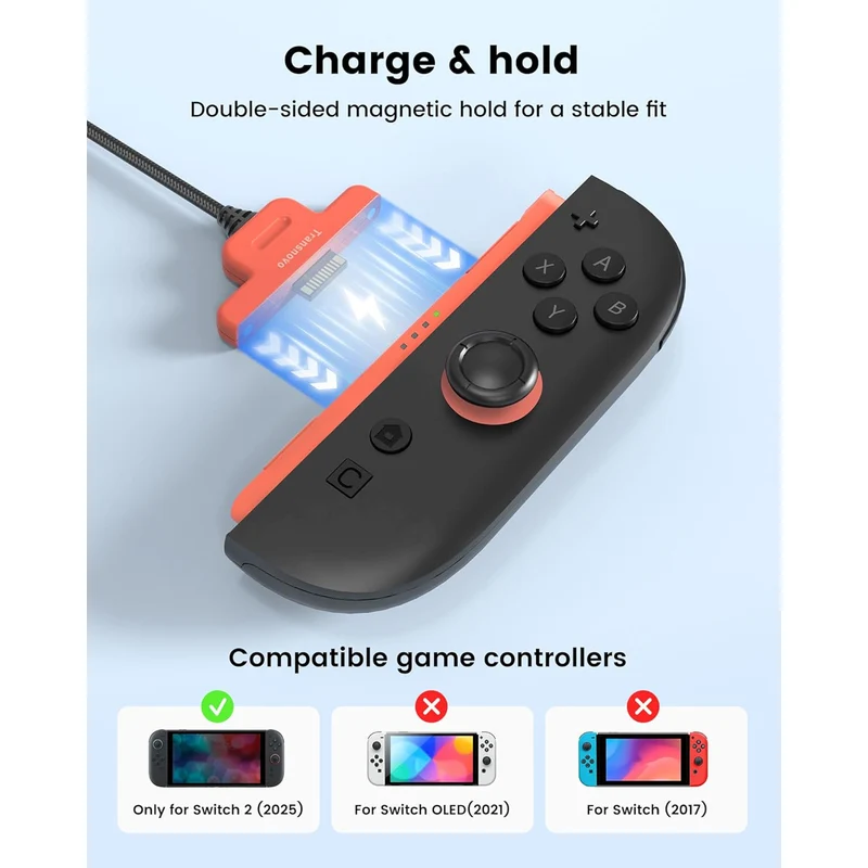 Transnovo Charging Link Cable for Nintendo Switch 2 Joy-Pad (NS2-CG05)