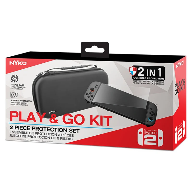 Nyko 2-in-1 Play & Go Kit 2-Piece Protection Kit for Nintendo Switch 2
