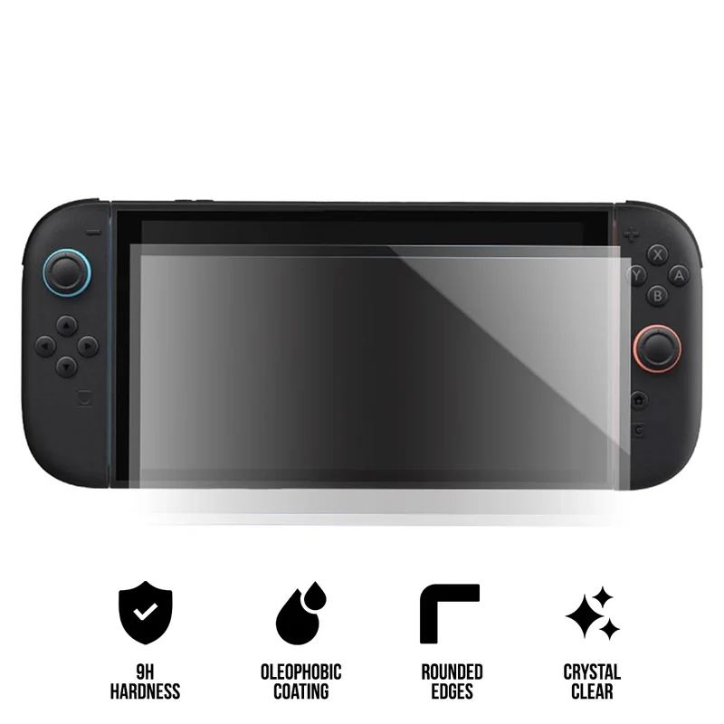 Nyko Screen Armor Premium Glass Screen Protector 2-Pack for Nintendo Switch 2