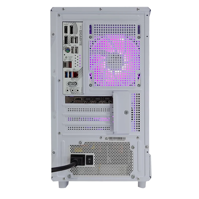 Aurora Atom White Desktop Gaming PC | AMD Ryzen 5 7400 | 32GB RAM | 1TB SSD | RTX 5070 OC | Windows 11 Pro