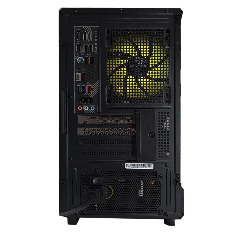 Aurora Atom Black Desktop Gaming PC | AMD Ryzen 5 7400 | 32GB RAM | 1TB SSD | RTX 5070 OC | Windows 11 Pro
