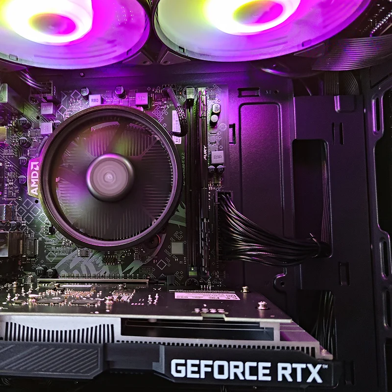 Alpha M305 TG Black Desktop Gaming PC | AMD Ryzen 5 5500 | 16GB RAM | 512GB SSD | RTX 3050 | Windows 11 Pro