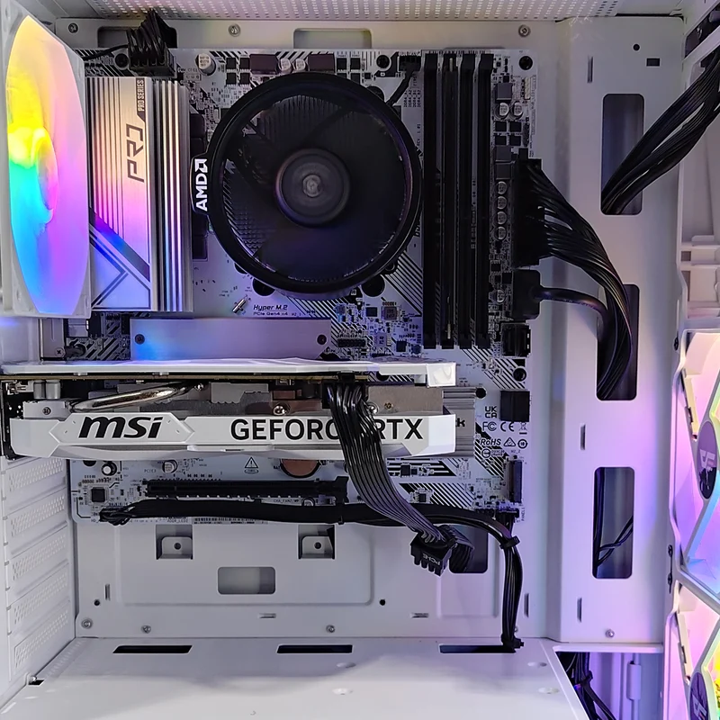 Alpha DK 150 White Desktop Gaming PC | AMD Ryzen 5 5600 | 16GB RAM | 512GB SSD | RTX 4060 | Windows 11 Pro