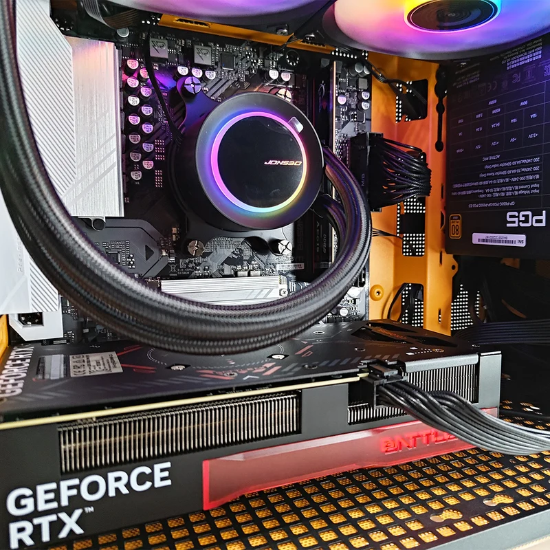 Sigma Z20 Orange Black Desktop Gaming PC | AMD Ryzen 5 7500F | 16GB RAM | 1TB SSD | RTX 5060 Ti OC | Windows 11 Pro