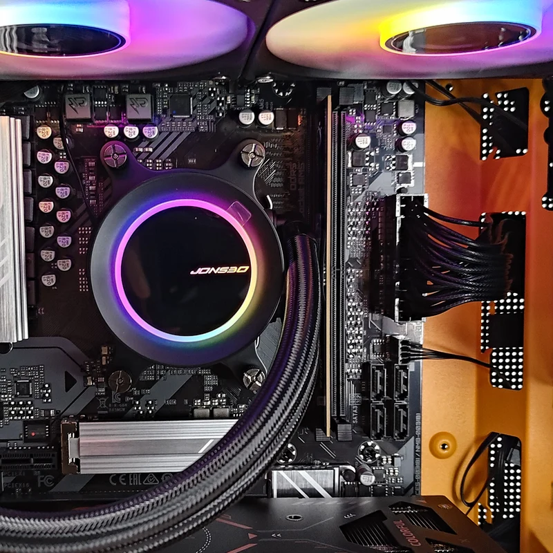 Sigma Z20 Orange Black Desktop Gaming PC | AMD Ryzen 5 7500F | 16GB RAM | 1TB SSD | RTX 5060 Ti OC | Windows 11 Pro