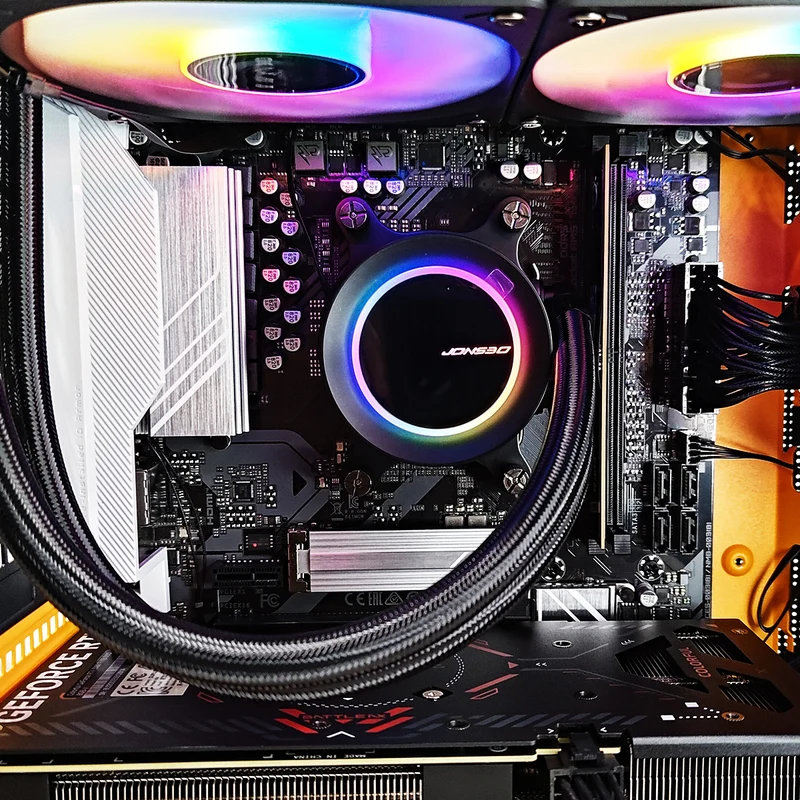 Sigma Z20 Orange Black Desktop Gaming PC | AMD Ryzen 5 7500F | 16GB RAM | 1TB SSD | RTX 5060 Ti OC | Windows 11 Pro