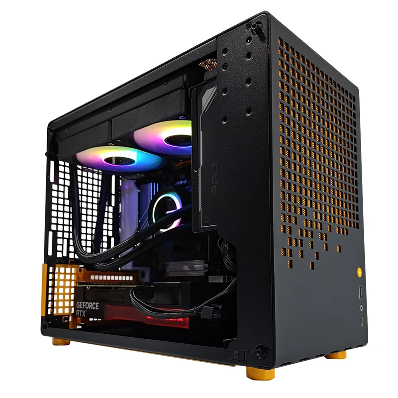 Sigma Z20 Orange Black Desktop Gaming PC | AMD Ryzen 5 7500F | 16GB RAM | 1TB SSD | RTX 5060 Ti OC | Windows 11 Pro