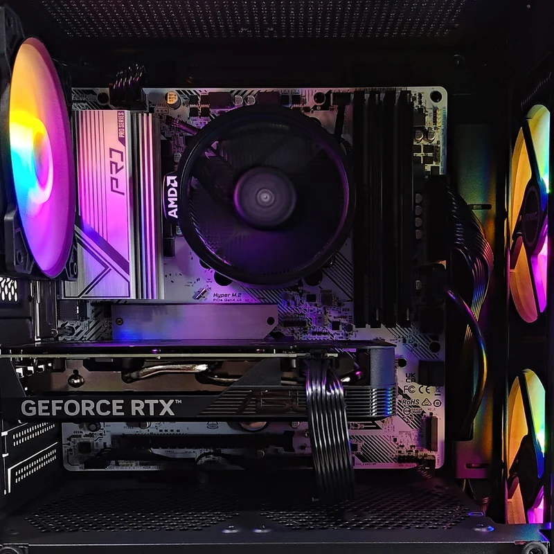 Alpha VX100M Black Desktop Gaming PC | AMD Ryzen 5 5600 | 16GB RAM | 512GB SSD | RTX 4060 | Windows 11 Pro