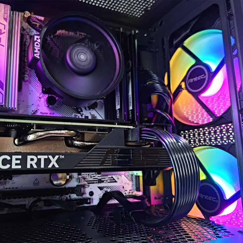 Alpha VX100M Black Desktop Gaming PC | AMD Ryzen 5 5600 | 16GB RAM | 512GB SSD | RTX 4060 | Windows 11 Pro
