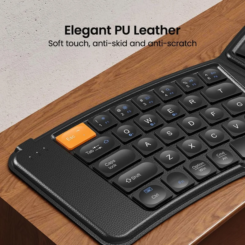ProtoArc XKM03 Foldable Multi-Device Bluetooth Keyboard and Mouse Combo (Black) (CP014997)