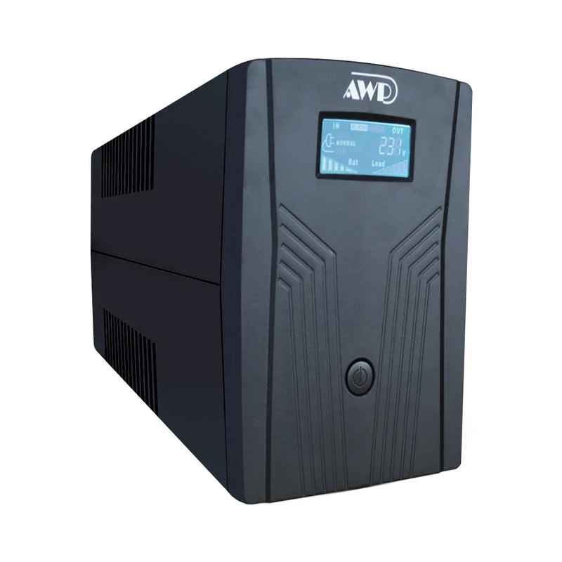 AWP Aide LCD 2000VA 1200W Line-Interactive UPS with Stabilizer