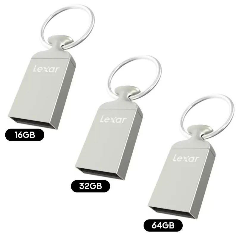 Lexar JumpDrive M22 USB 2.0 Type-A Flash Drive (16GB, 32GB, 64GB)