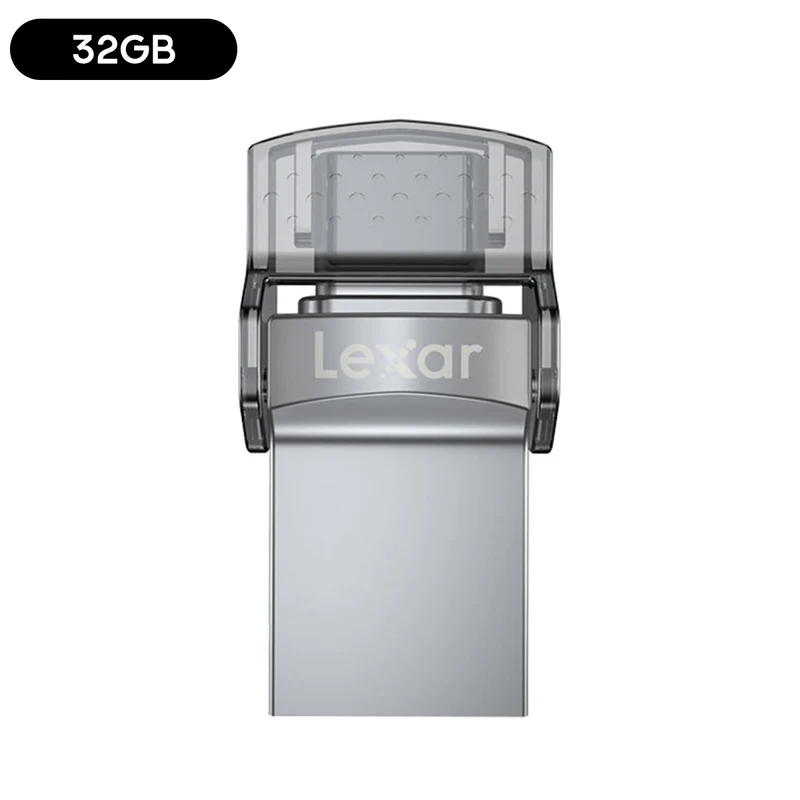 Lexar JumpDrive Dual Drive D35c USB 3.0 Type-C & Type-A 100MB/s Read Flash Drive (32GB, 64GB. 128GB)