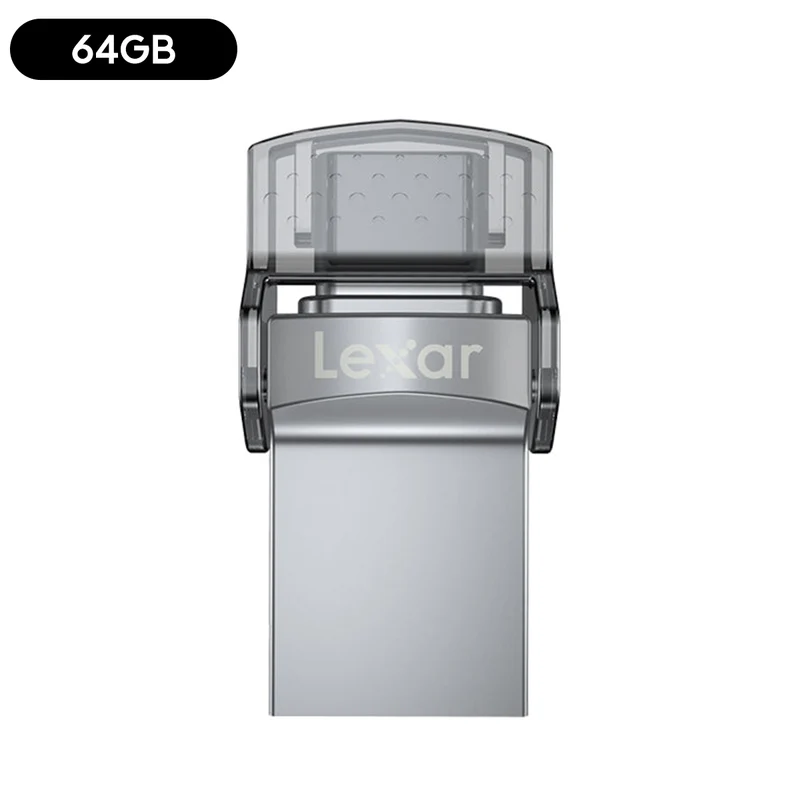 Lexar JumpDrive Dual Drive D35c USB 3.0 Type-C & Type-A 100MB/s Read Flash Drive (32GB, 64GB. 128GB)