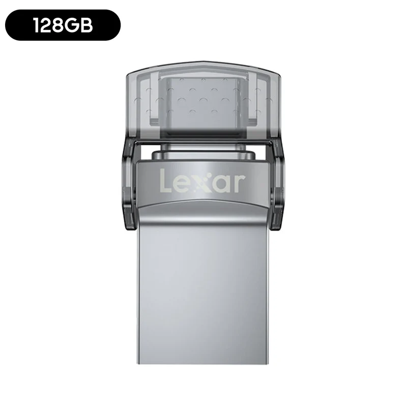 Lexar JumpDrive Dual Drive D35c USB 3.0 Type-C & Type-A 100MB/s Read Flash Drive (32GB, 64GB. 128GB)