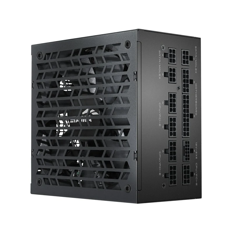 Sama G1000 1000W 80+ Gold ATX 3.1 PCIe 5.1 Ready Fully Modular Power Supply with Braided Pattern Cables (Black, White)