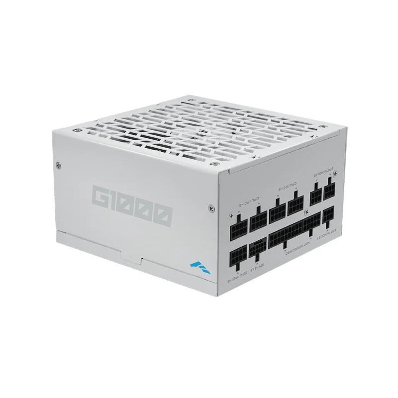 Sama G1000 1000W 80+ Gold ATX 3.1 PCIe 5.1 Ready Fully Modular Power Supply with Braided Pattern Cables (Black, White)