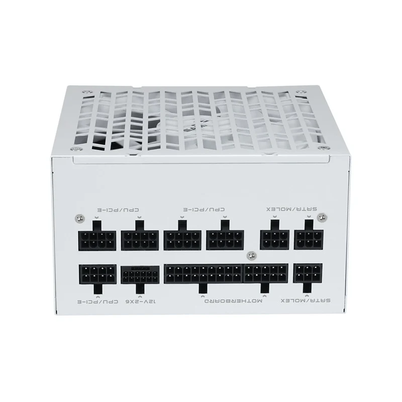 Sama G650 650W 80+ Gold ATX 3.1 PCIe 5.1 Ready Fully Modular Power Supply with Braided Pattern Cables (Black, White)